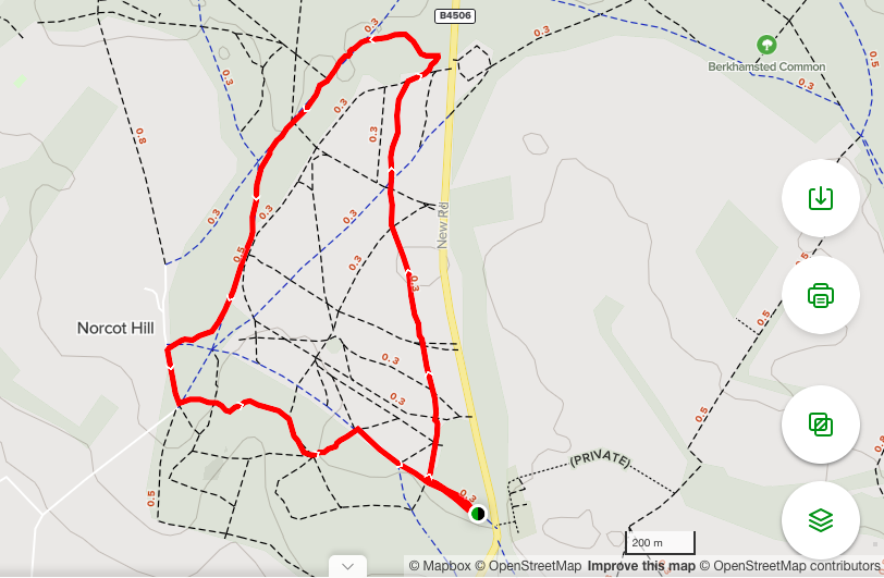 Northchurch Common Footpath Map.png